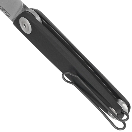 ANV Z050 BB Knife Black Aluminum, Stonewashed Sleipner (ANVZ050-007)