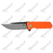 Nóż składany Bestechman Dundee Orange G10, Grey Titanized / Satin D2 by Ostap Hel (BMK01H)