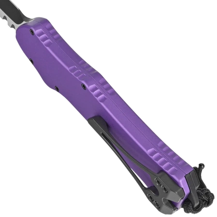 Heretic Knife Hydra R/E Purple Aluminum, Black DLC/Satin MagnaCut by Tony Marfione Jr.