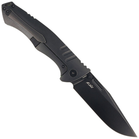 Nóż składany Bestech Keen II Black-Green G10/Titanium, Black Stonewashed CPM S35VN by Koens Craft (BT2301E)