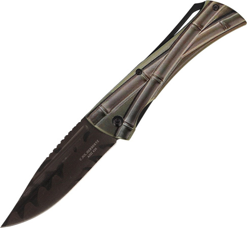 Herbertz Solingen Hit Knife 3D Bamboo Theme, Case (577812)