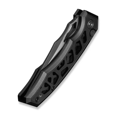 Civivi Anaaki Knife Black Aluminum, Black Stonewashed/Satin Nitro-V (C24039-1)