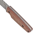 Za-Pas Handie Brown Micarta, Acid Stonewash NMV (HAN-ST-M-BR)