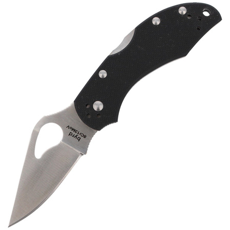 Spyderco Byrd Robin 2 G-10 Black, PlainEdge (BY10GP2)