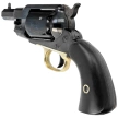 Pietta 1858 Remington New Model Army Snubnose Steel Black Grip .44 Revolver (RGA44/BD/3''/VB)