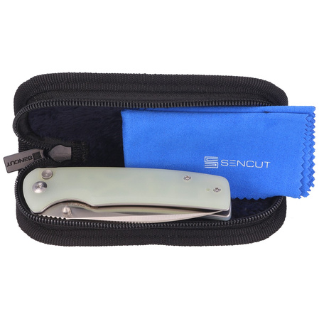 Sencut Knife Sachse Natural G10, Satin 9Cr18MoV (S21007-4)