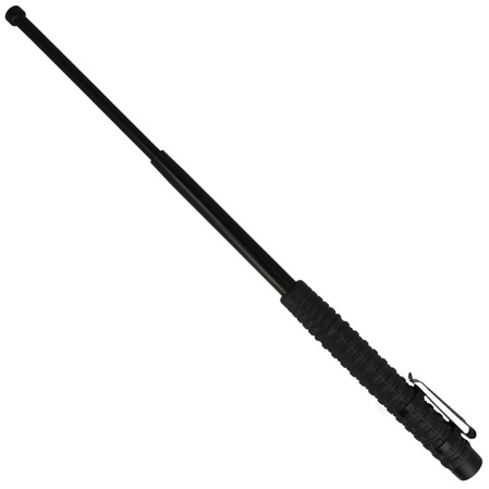 ESP hardened expandable baton 21'' with metal clip (EXB-21H BLK BC-01)