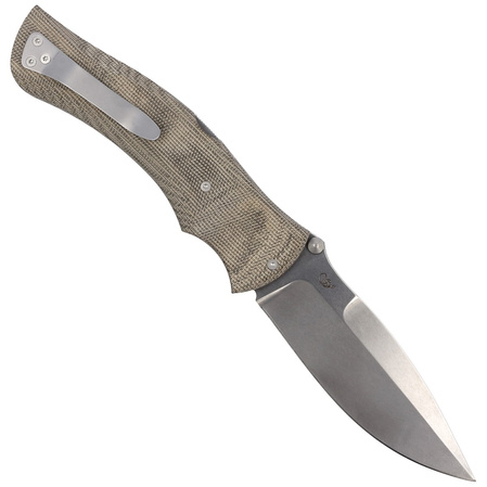 Nóż składany Viper Start Green Canvas Micarta, Stonewashed N690 by Fabrizio Silvestrelli (V5850CV)