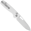 Kubey Bluff Knife KU248C White G10, Sandblasted 14C28N by Garet Caronna