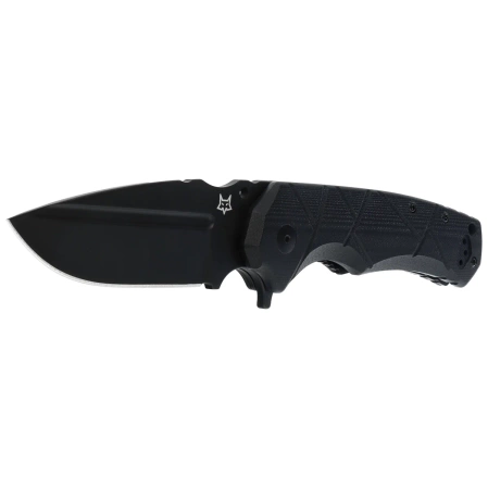 Fox Uro Knife Black G10, Black PVD Niolox by Wander Tactical (FX-557 B)