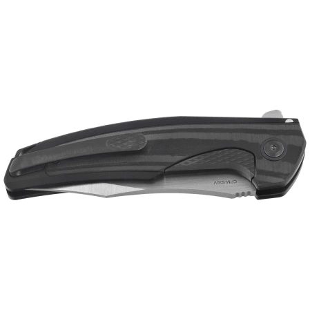 Nóż składany Reate Jack Jr. Black Aluminium, Satin S30V (Jack Jr. BKAL SAT BKAL)