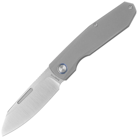 Remette Squirrel Knife Gray Titanium, Manual Fine Grinding Satin M390 (RTDP-G)