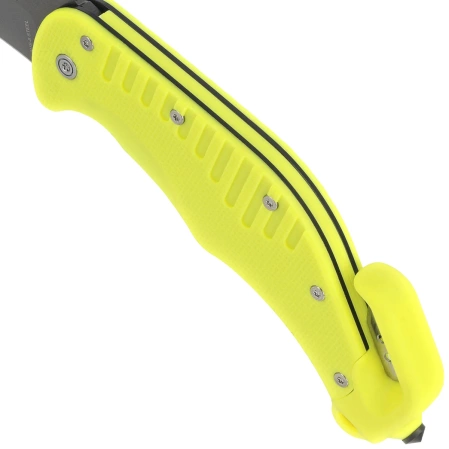 Nóż ratowniczy ESP RKY-01 Yellow PA66 Polyamide, Titanium Gray PVD AUS-8