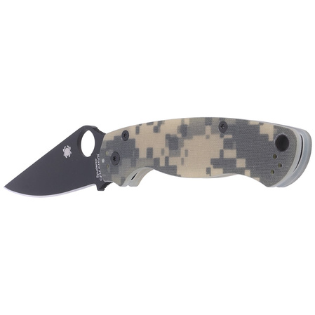 Nóż składany Spyderco Para Military 2 G-10 Camo, Black Blade (C81GPCMOBK2)