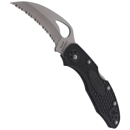 Nóż składany Spyderco Hawkbill Byrd FRN Black, Spyder (BY22SBK)