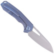 Nóż składany Kubey Vagrant Blue Titanium, Sandblasted CPM S30V by Maksim Tkachuk (KB284B)