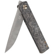 Nóż składany FOX Chnops Marble Carbon Fiber, Damasteel DS93X Gysinge by Riccardo Gobbato (FX-543 DCF)