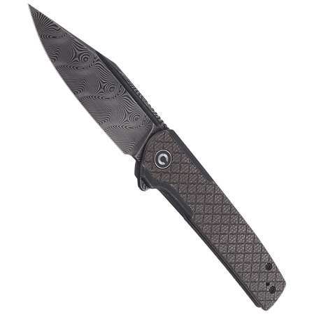 Civivi Knife Cachet Dark Green Micarta, Damascus (C20041B-DS1)