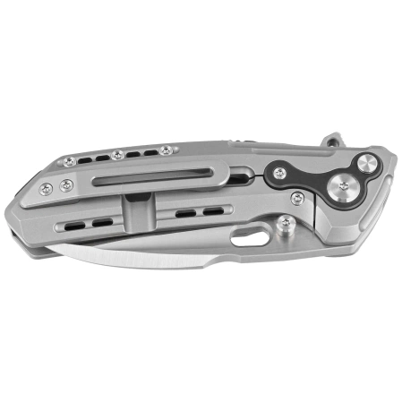 Reate T6000 Gray Titanium Knife, Satin M390 by Alvin Lee