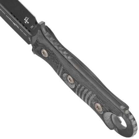 Microtech SBD D/E Signature Milled Carbon Fiber, DLC M390 by Borka Blades (201-1DLCCFS)