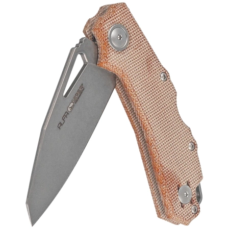 Viper Alfa Knife Natural Canvas Micarta, Stonewashed MagnaCut by Simone Tonolli (V6022CN)