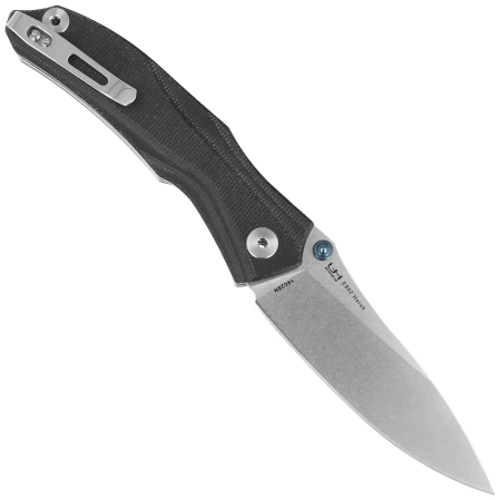 Nóż składany Real Steel Horus Black G10/Micarta, Stonewashed 14C28N by Uli Hennicke (7435)