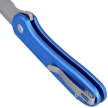 Nóż składany Civivi Button Lock Elementum II Blue Aluminium, Satin Nitro-V (C18062PD-2)