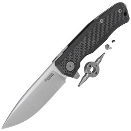 LionSteel Myto Knife Carbon Fiber, Satin M390 by Molletta (MT01 CF)