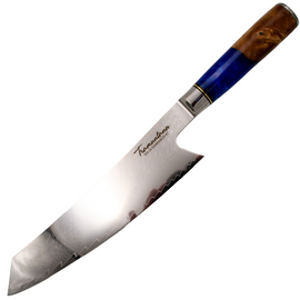 Nóż Kuchenny Tramuntana Decor Habitat Kiritsuke Stabilized Wood/Epoxy, VG10 Damascus (TK-CD01)