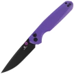 Bestechman Velix Knife Purple G10, Black PVD 14C28N by Ostap Hel (BMK07F)