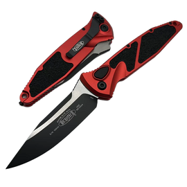 Microtech Socom Elite Auto S/E Knife Red Aluminum, Black M390 by Tony Marfione (160A-1RD)
