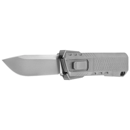 Remette RT-Sharp Leopard Knife Titanium, Manual Fine Grinding Pearlescent/Manual Wire Drawing M390 (ZL301E)