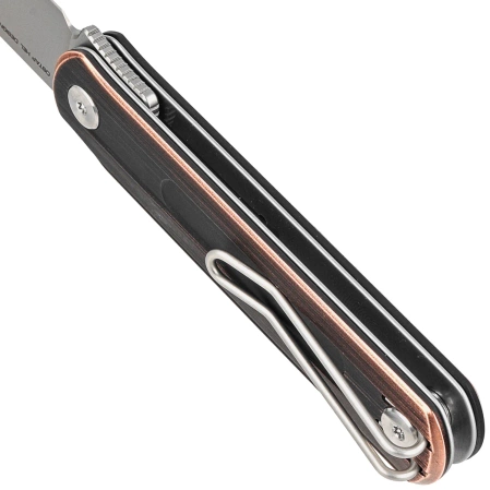 Civivi Knife Foldis Copper, Silver Bead Blasted Nitro-V Blade by Ostap Hel (C21044-1)