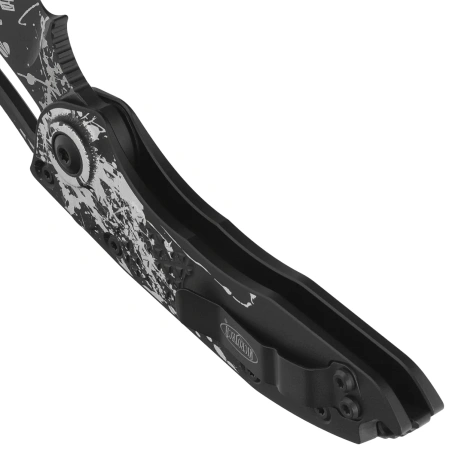 Nóż automatyczny Microtech Stitch-A S/E Battle Ready Aluminium, Battle Ready F/S M390MK by Borka Blades and Tony Marfione (169-3BYRND)