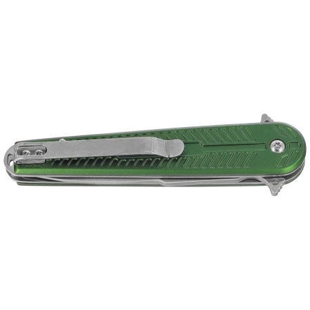 Nóż składany Martinez Albainox Green Aluminium, Satin 3Cr13Mov (25042)