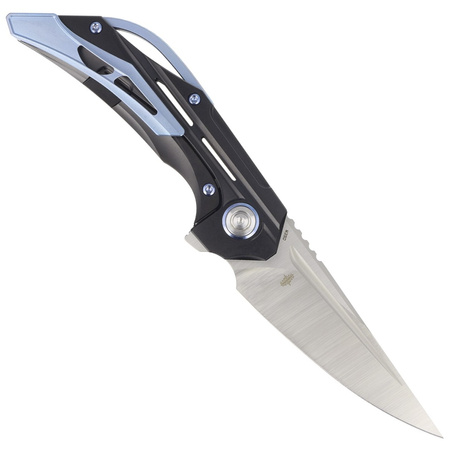 Bestech Vigil Black Titanium, Satin M390 by Kombou Knife (BT2201C)