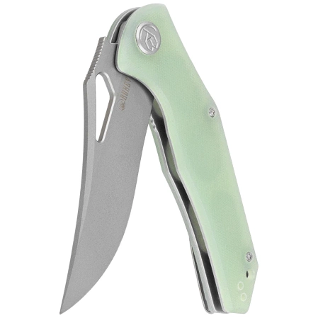 Kubey Phemius KU149D Knife Jade G10, Sandblasted 14C28N