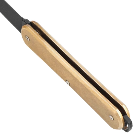 Scyzoryk Fox Vulpis Brass, Black Top Shield M390 (FX-VP130 OTB)