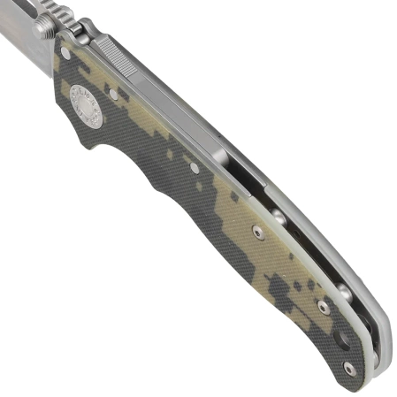 Demko AD20.5 Clip Point Knife Digi Camo G10, Stonewashed CPM S35VN by Andrew Demko (205-S35-CPDC)