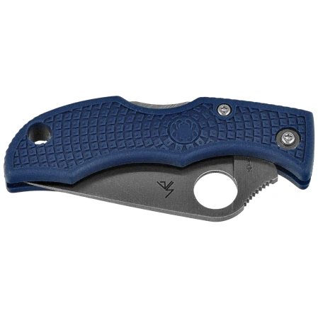 Spyderco Ladybug 3 Knife Cobalt Blue FRN, Satin CPM SPY-27 by Sal Glesser (LPCBL3)