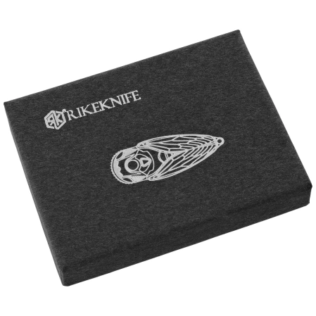 Rike Knife RK Cicada-BG Knife Blue / Gold Titanium, Bead Blasted M390