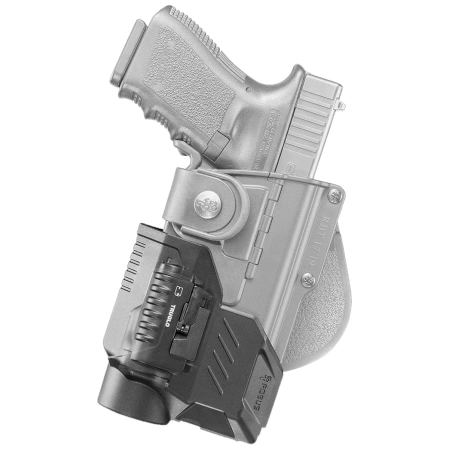 Kabura Fobus, Glock 19, 19X, 23 (Wykluczone 23 i 22 Gen 5), 32, 45 kabura taktyczna + Latarki i jednostki ochrony laserowej (RBT19G2 Bundle)
