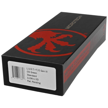 Nóż automatyczny Microtech LUDT Gen III T/E OD Green Aluminium, Black M390MK by Tony Marfione (1136-1OD)