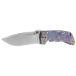 Spartan Blades Harsey Folder Babe Edition Blue Titanium, Bronze HW, Satin MagnaCut by William W. Harsey (SF5BABE)