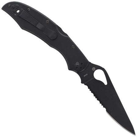 Spyderco Byrd Cara Cara 2 Stainless, Black Blade Combination (BY03BKPS2)