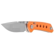 Nóż składany Reate PL-XT Orange G10, Stonewashed Nitro-V