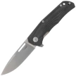 Nóż składany LionSteel Q4ttro Black G10/Titanium, Satin MagnaCut by Molletta (Q4 GBK)