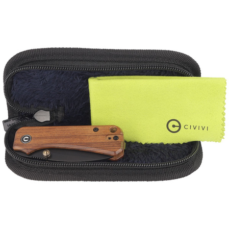 Nóż składany Civivi Baby Banter Cuibourtia Wood, Black Stonewashed Nitro-V by Ben Petersen (C19068SB-2)