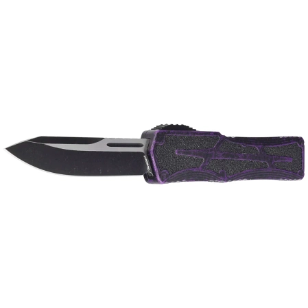 Heretic Knife Colossus SE Breakthrough Purple Aluminum, Two Tone Black Battleworn MagnaCut by Tony Marfione Jr.