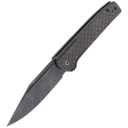 Civivi Knife Cachet Dark Green Micarta, Damascus (C20041B-DS1)